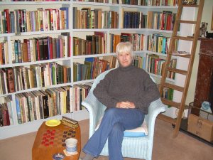 Victoria Sturgess, in the bookshop