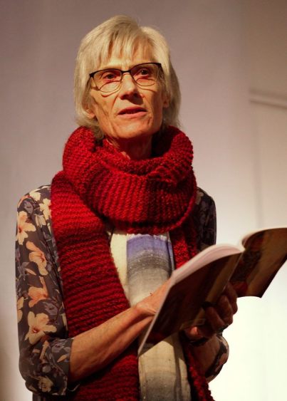 Leslie reading Heavens Rage The Studio