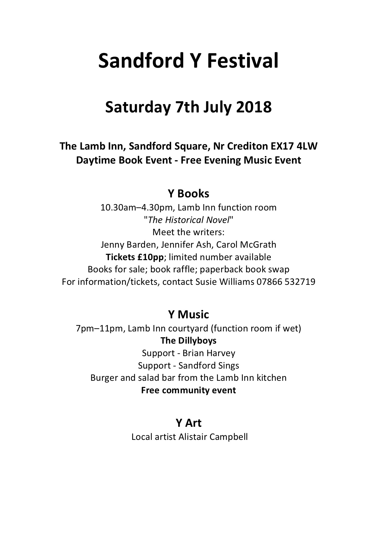Sandford Y Festival